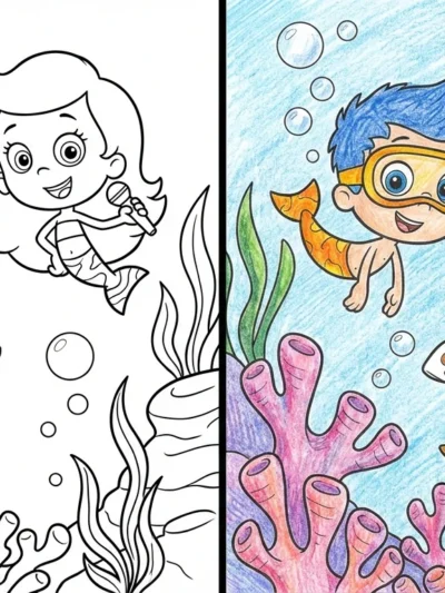 Bubble Guppies coloring pages