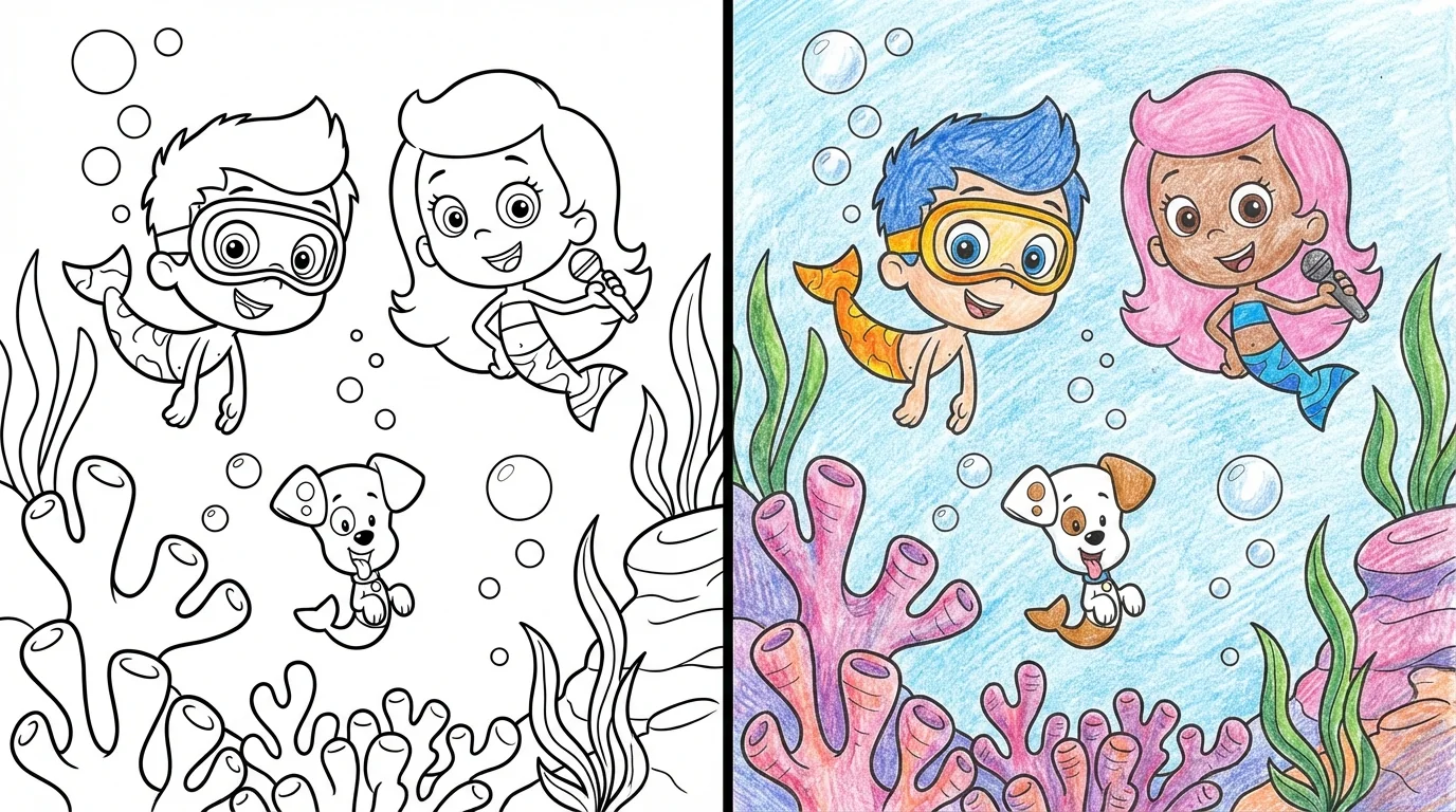 49 Bubble Guppies Coloring Pages (Free PDFs)
