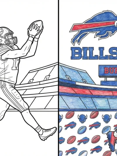 Buffalo Bills coloring pages