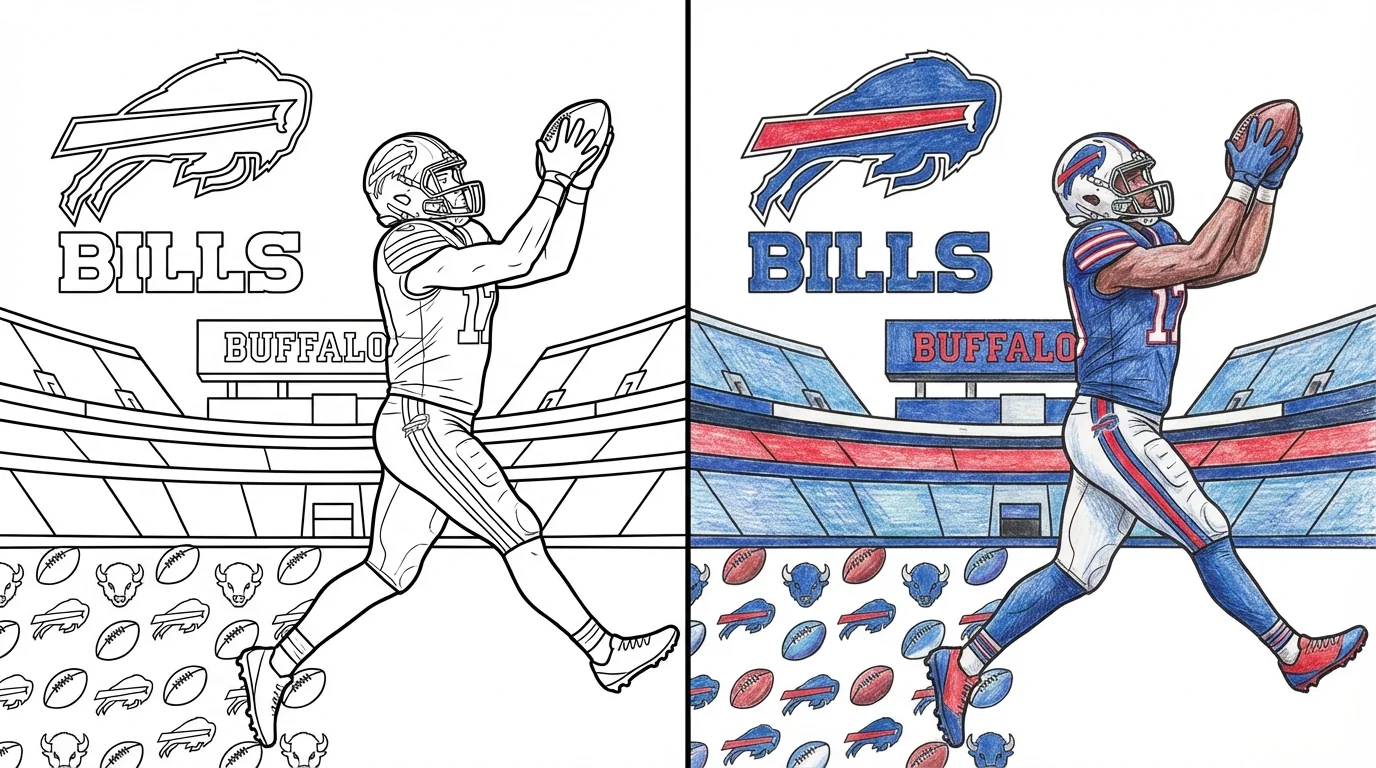 47 Buffalo Bills Coloring Pages (Free PDFs)