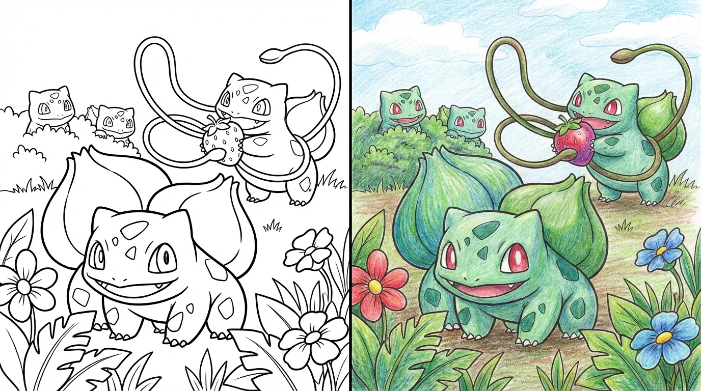 50 Bulbasaur Coloring Pages (Free PDFs)