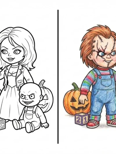 Chucky coloring pages