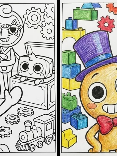 Dandy’s World coloring pages
