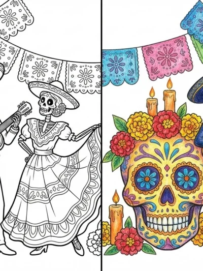Dia De Los Muertos (Day Of The Dead) coloring pages