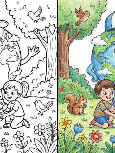 Earth Day coloring pages