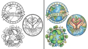 earth coloring pages