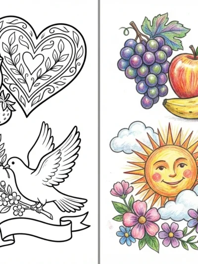 Fruit Of The Spirit coloring pages