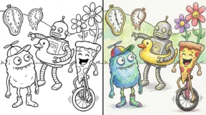 goofy coloring pages