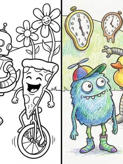 Goofy coloring pages
