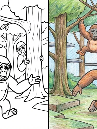 Gorilla Tag coloring pages