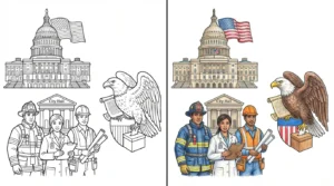 government coloring pages