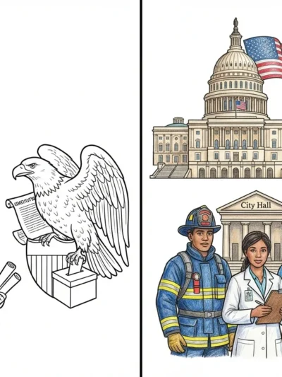 Government coloring pages