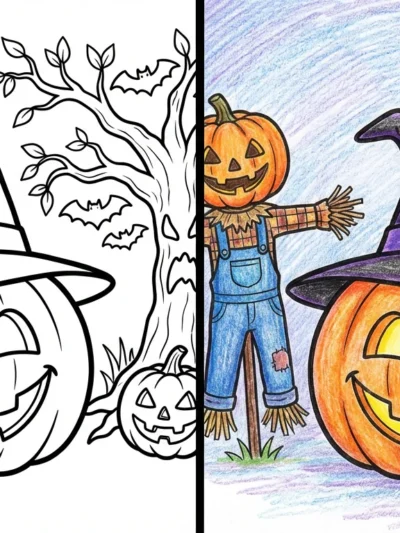 Jack O Lantern coloring pages