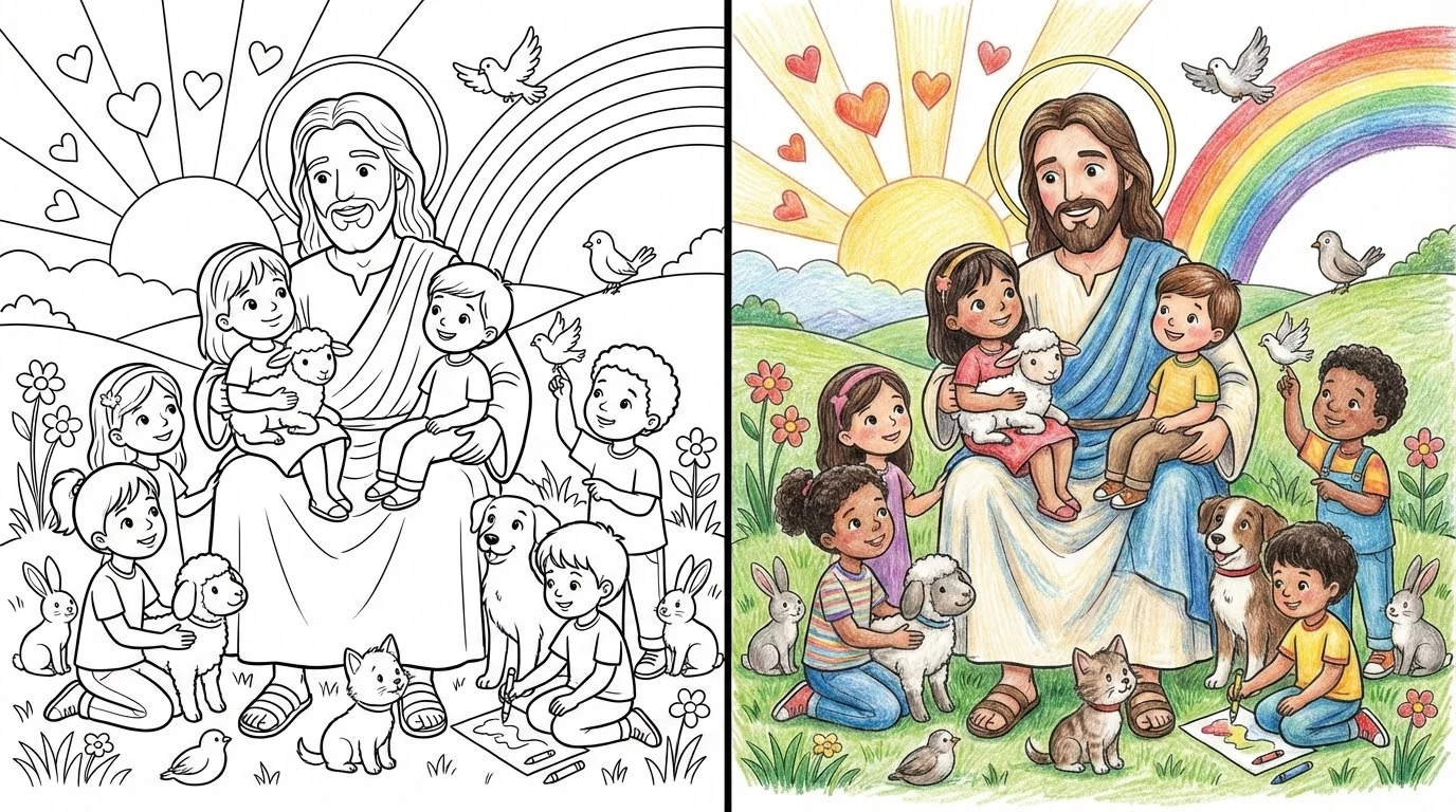 44 Jesus Loves Me Coloring Pages (Free PDFs)