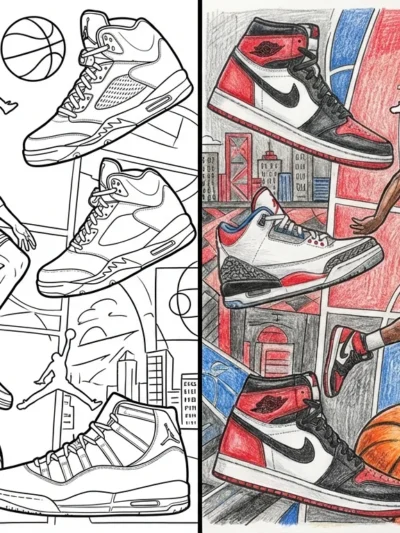 Michael Jordan coloring pages