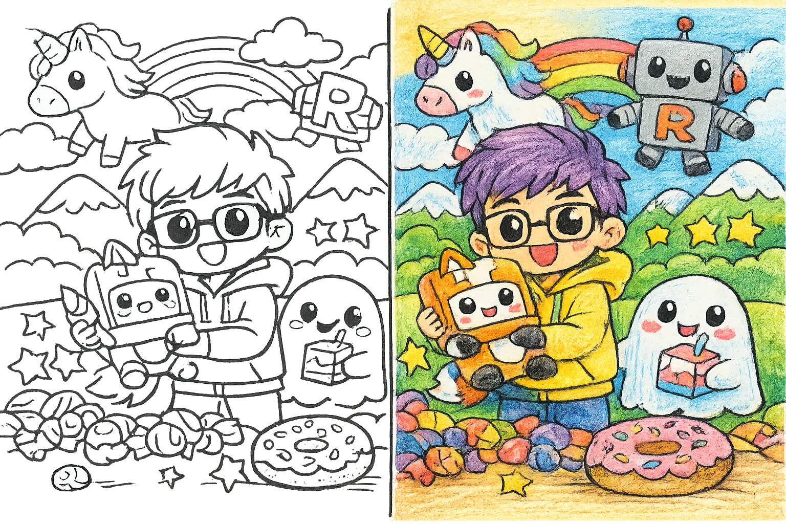 55 Lankybox Coloring Pages (Free PDFs)