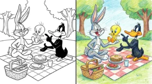 looney tunes coloring pages