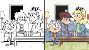 loud house coloring pages