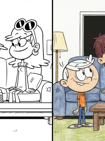 Loud House coloring pages