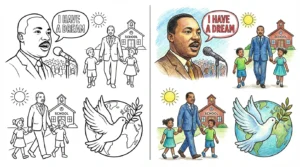 martin luther king coloring pages