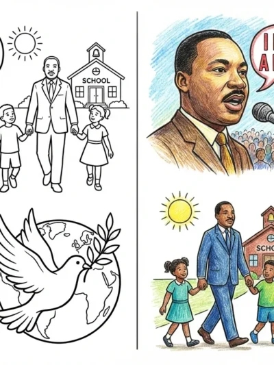 Martin Luther King coloring pages
