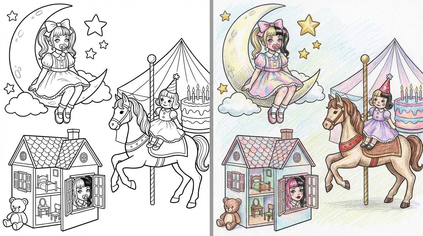 53 Melanie Martinez Coloring Pages (Free PDFs)