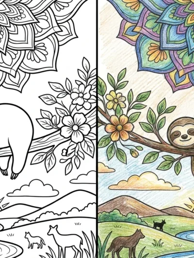 Mindfulness coloring pages