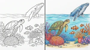 ocean coloring pages
