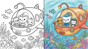 octonauts coloring pages