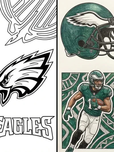 Philadelphia Eagles coloring pages