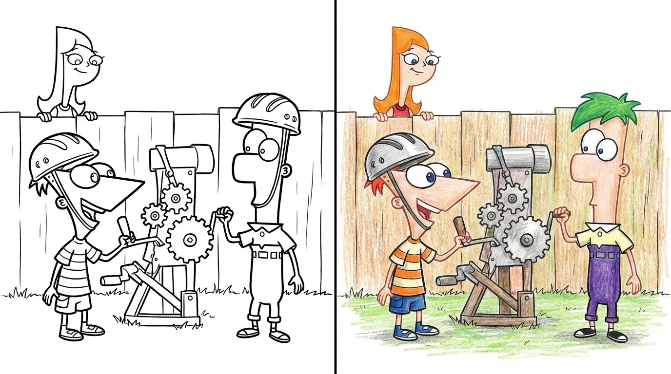 49 Phineas And Ferb Coloring Pages (Free PDFs)