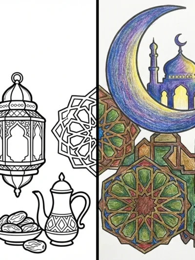 Ramadan coloring pages