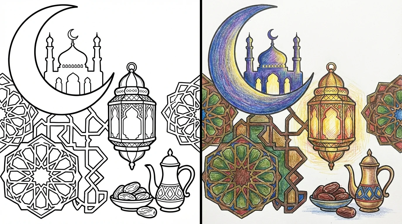 59 Ramadan Coloring Pages (Free PDFs)