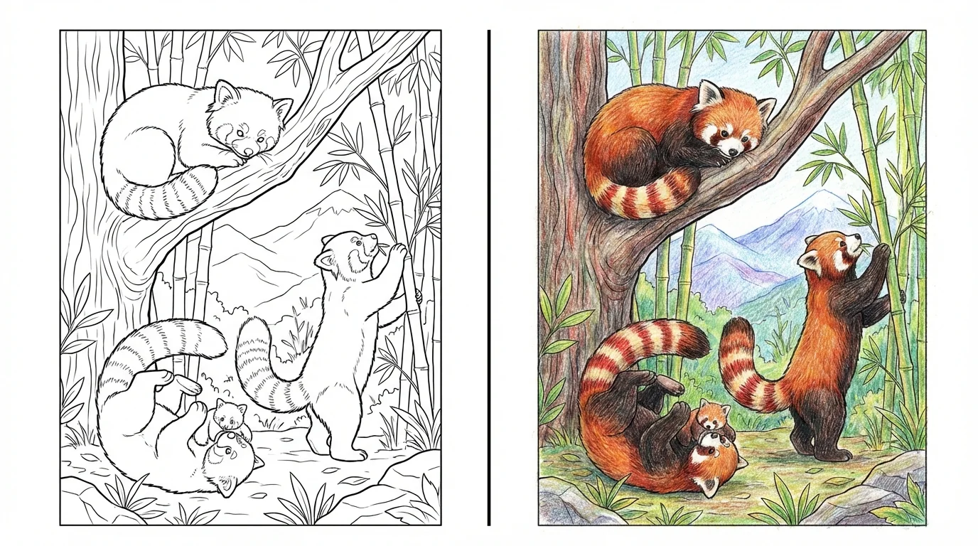 58 Red Panda Coloring Pages (Free PDFs)