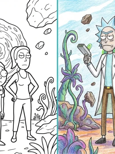 Rick And Morty coloring pages