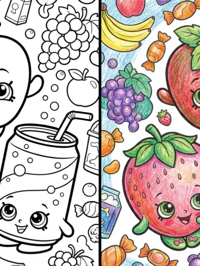 Shopkins coloring pages