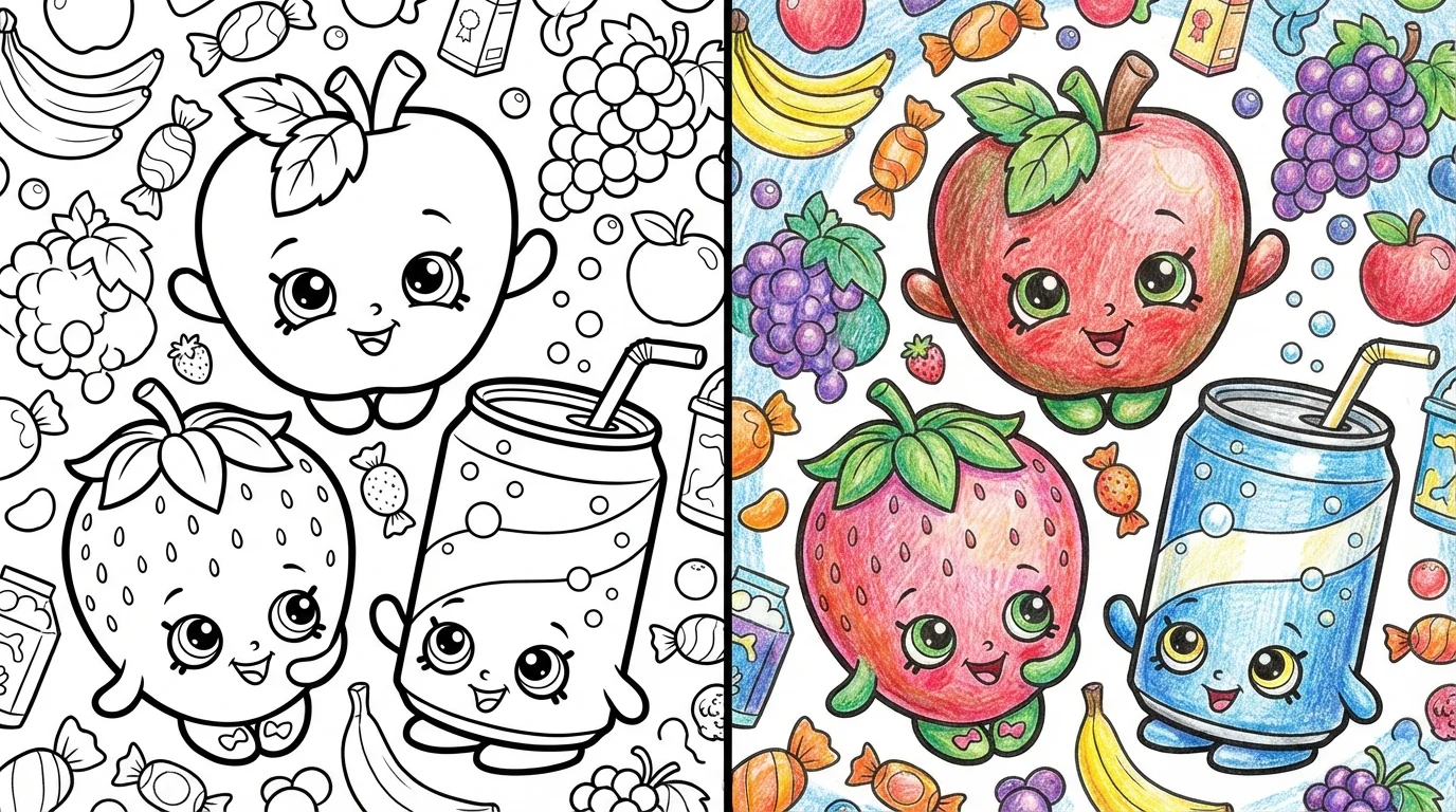 52 Shopkins Coloring Pages (Free PDFs)