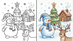 snowflake coloring pages
