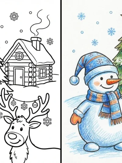 Snowflake coloring pages