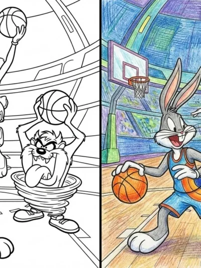 Space Jam coloring pages