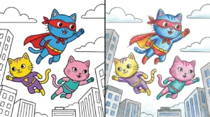 superkitties coloring pages