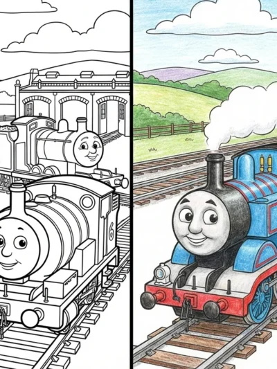 Thomas The Train coloring pages