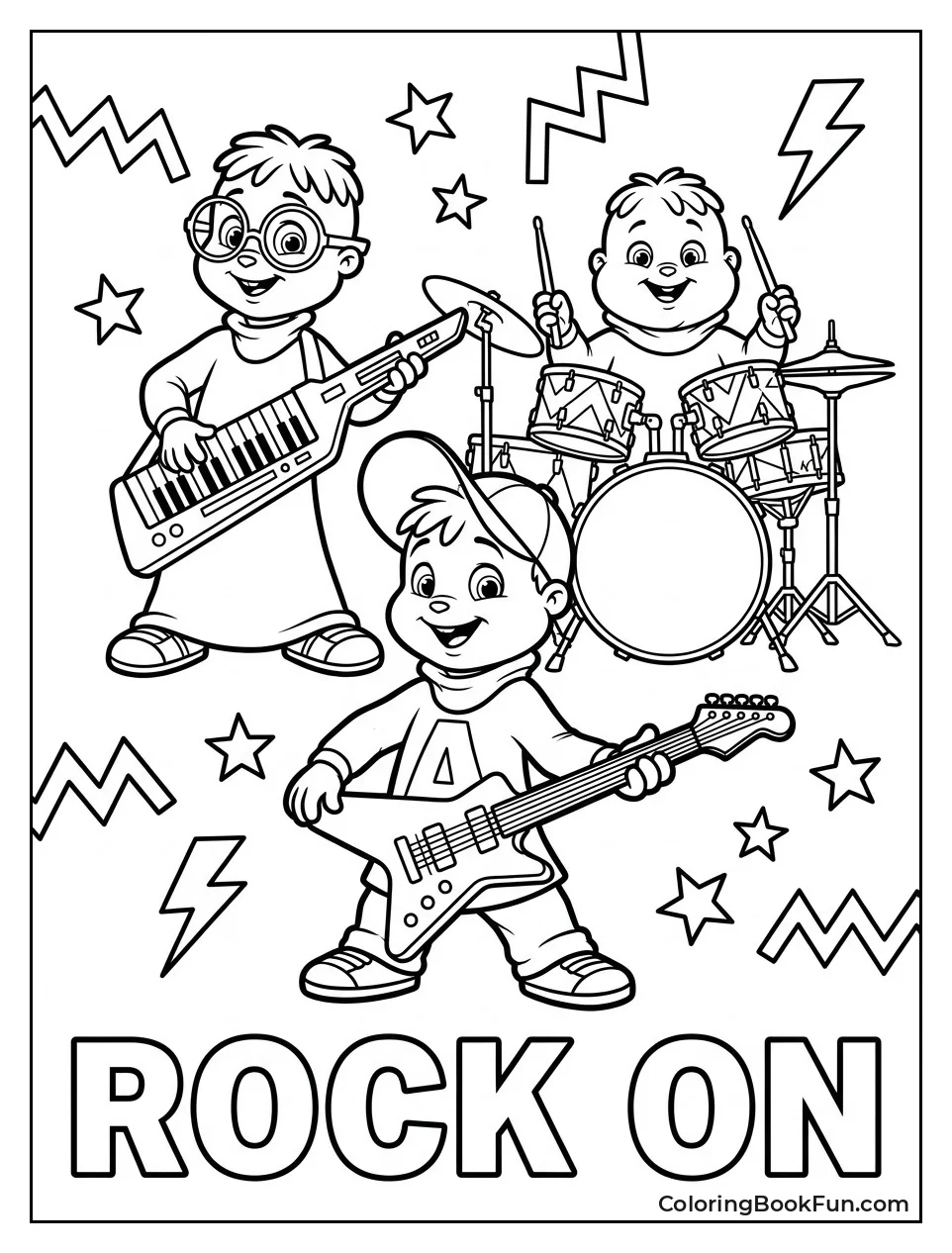 Chipmunks in 80s Style
