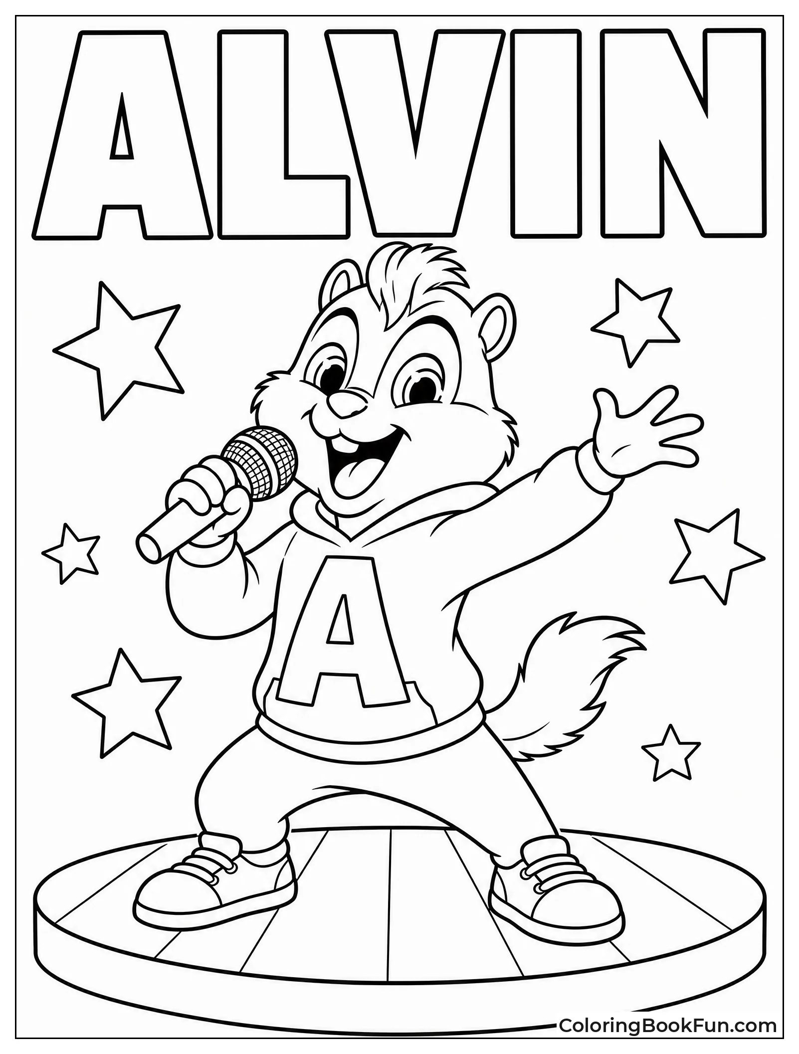 Alvin Singing His Big Solo