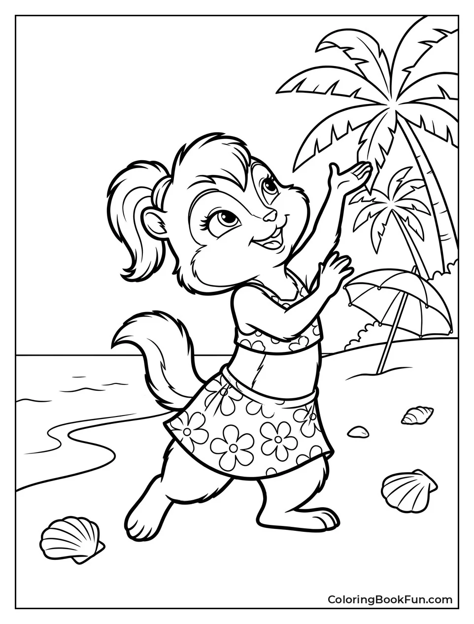 Brittany Dancing on the Beach