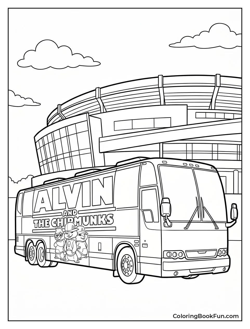Chipmunks Tour Bus