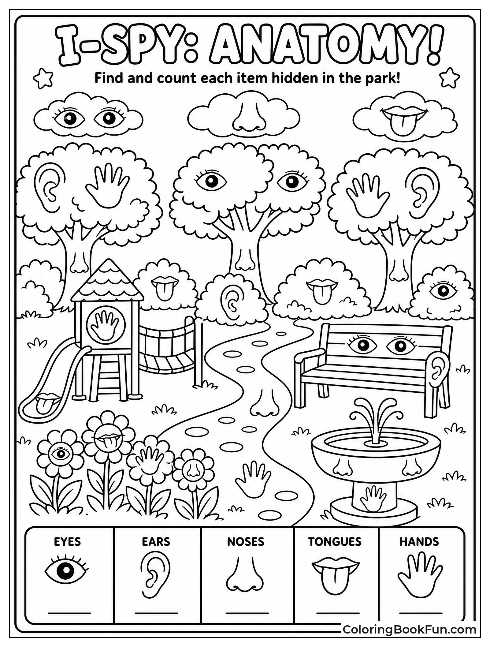 Find Hidden Senses In Park