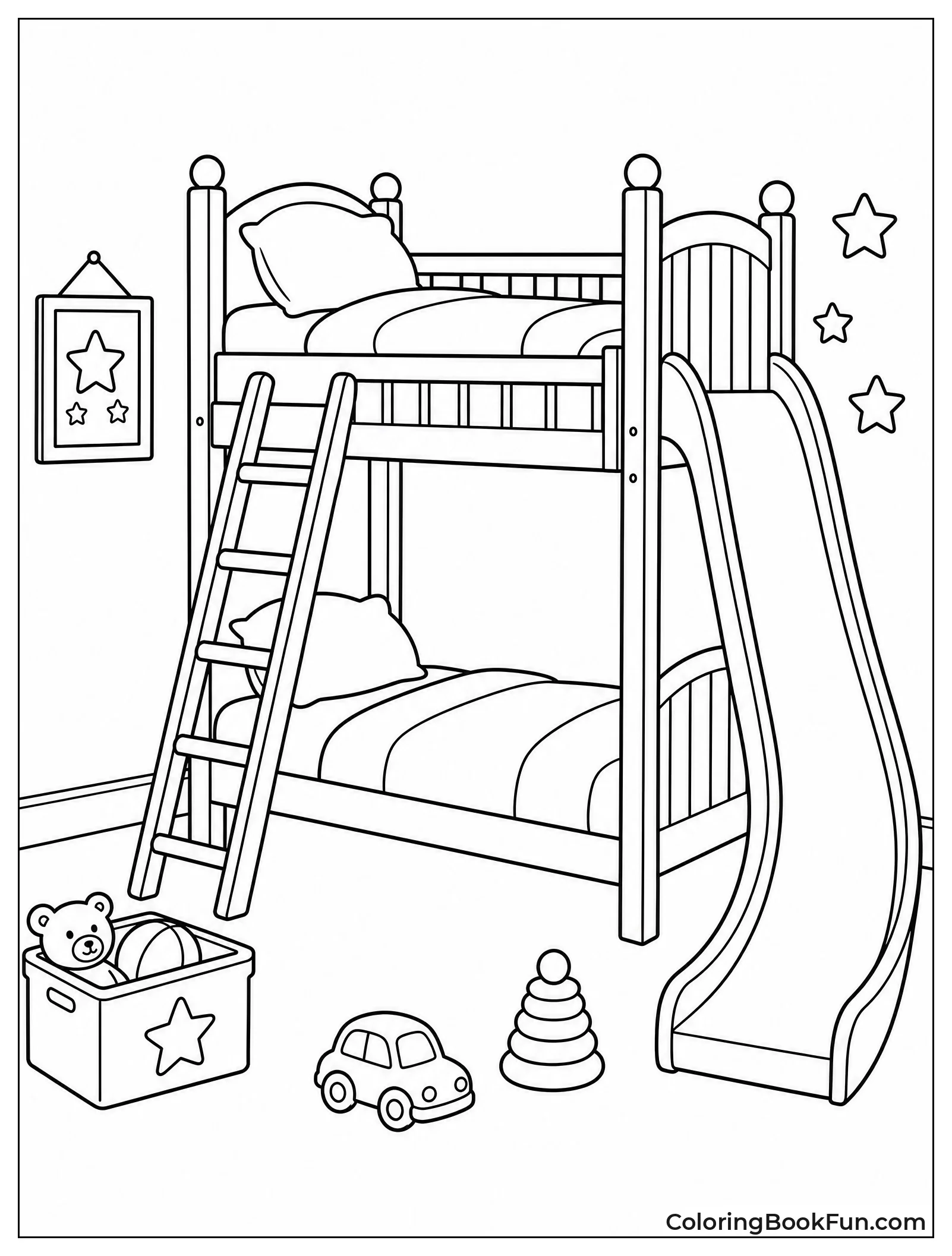 Bunk Beds with a Fun Slide