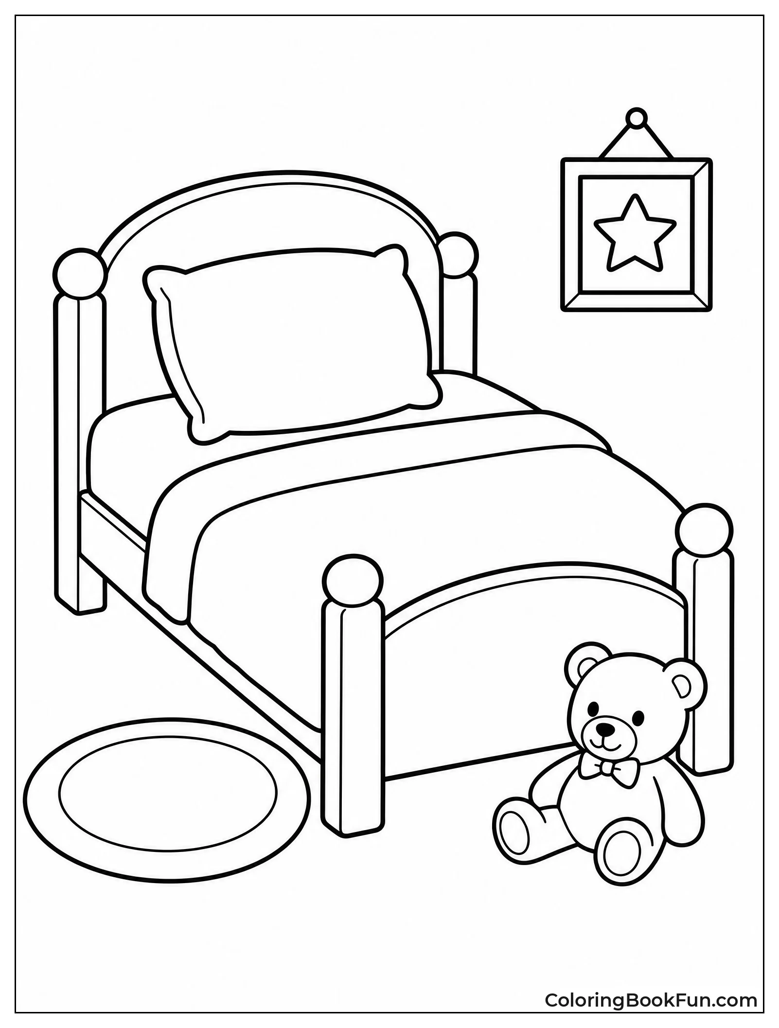 Simple Cozy Bed for a Toddler