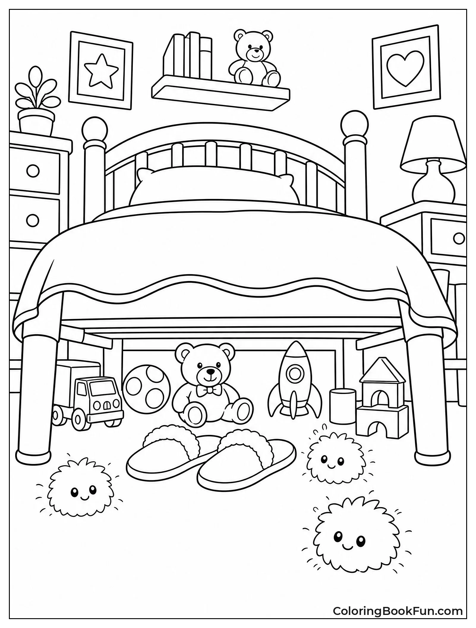 Toys Hidden Under the Bed
